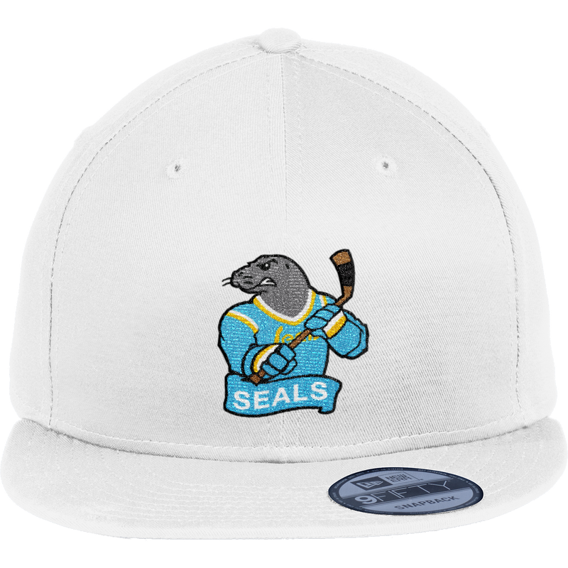 Atlantic City Seals New Era Flat Bill Snapback Cap